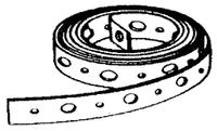 GALV DUCT TAPE 3/4 X10 X24G Image