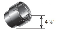 UNIV ADAPTR 3 /4  W/ 4  SPIGOT Image