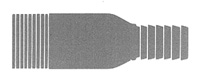 RED BRASS M/A X RED INS 11/4X1 Image