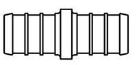 PEX COUPLING NL 1/2X3/8 Image