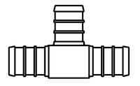 PEX INSERT BRASS TEE NL 5/8 Image