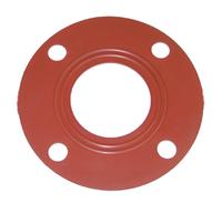 GASKET RED SBR 1/8 150LB 10IN Image
