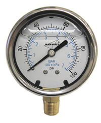 PRES GAGE LIQ 100# 21/2D 1/4LM Image