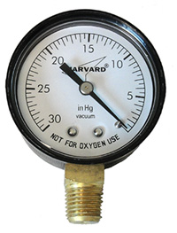 VACUUM GAUGE PLST30HG 2D 1/4L Image