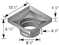 LOW PROFILE ADAPTER SQ 12X12 Image