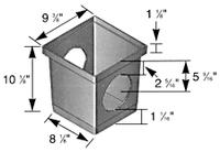 9 INCH BASIN KIT W BLACK GRATE Image