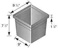 CATCH BASIN RISER 9X9 BLACK Image