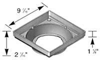 LOW PROFILE ADAPTER 9X9 BLACK Image