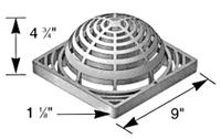 CATCH BASN ATRIUM GRATE 9X9 BL Image
