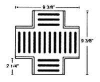 SPEE-D CROSS W/GRATE GRAY Image
