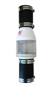 SUMP PUMP CHK VLV CLR SIL 11/2 Image