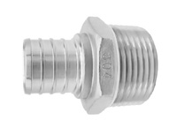 SS304 PEX X MPT ADPT 3/4X1/2 Image