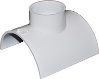 PVC SADDLE TEE PIPE&HUB 4X11/2 Image