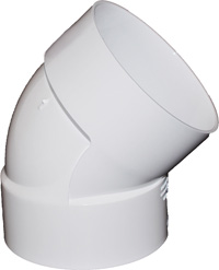 PVC 45 1/8 BEND HXH 3 Image