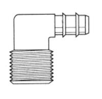 BRS TUBE FTG INSXMIP ELL 1/4OD NL Image