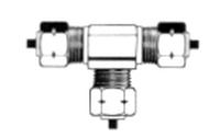 BRASS TUBE FTG T CPXCP 1/4ODNL Image