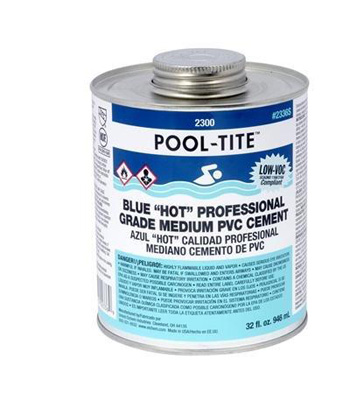 PVC CMT POOL/SPA BLUE 1/2 PT Image