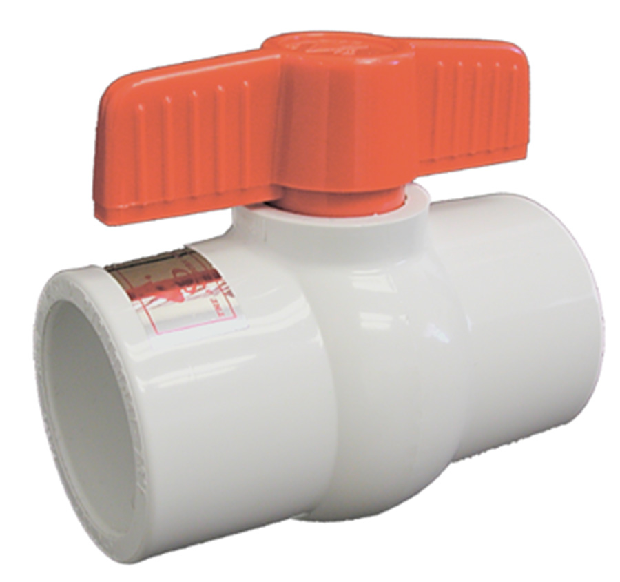 PVC MIP BALL VALVE 2 SXS EPDM BALL VALVES PVC SCH 80 MIP