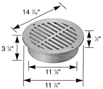 GRATE ROUND GREEN 12 Image